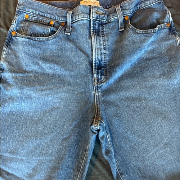 Madewell Blue Bootcut Jeans Classic Style - Picture 4 of 6